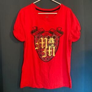 Disney Red & Gold Mickey Mouse 1928 T-Shirt